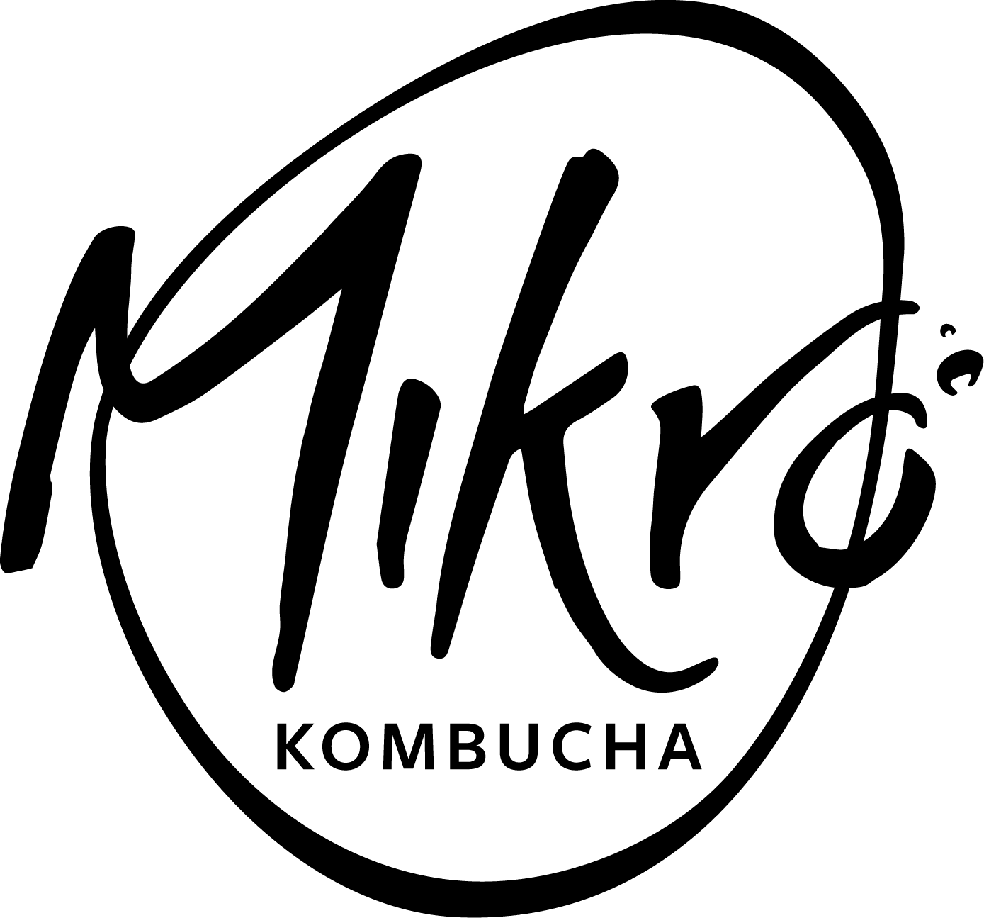Mikro written within an ellipsis with sihoutte of Cyprus island